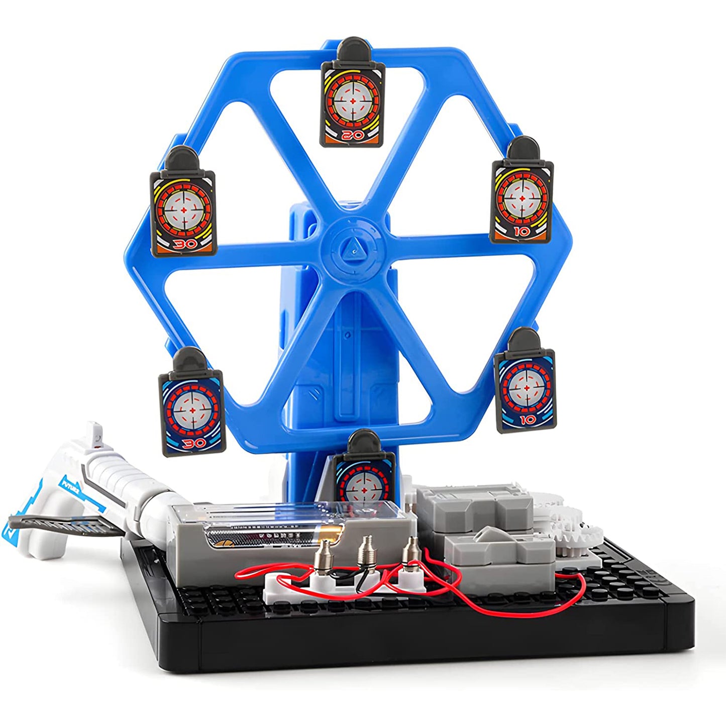 PUPWER STEM Toys - Mechanical Shooting Target Science Kit for Kids 8+ - DIY Project, Educational Learning, and Scientific Tool - Ideal for Boys and Girls