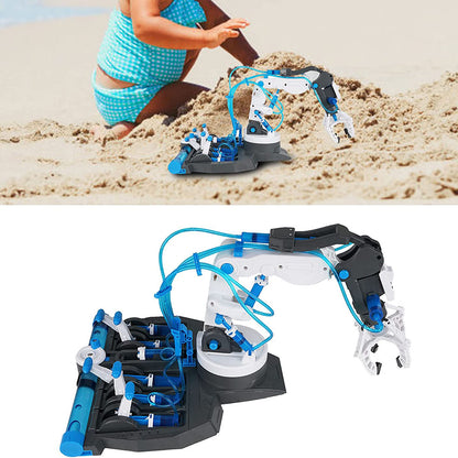 PUPWER 3 in 1 Hydraulic Arm Kit - Robotic Arm Engineering Kit - STEM Science Toys for Kids - DIY Projects - Ages 8-12