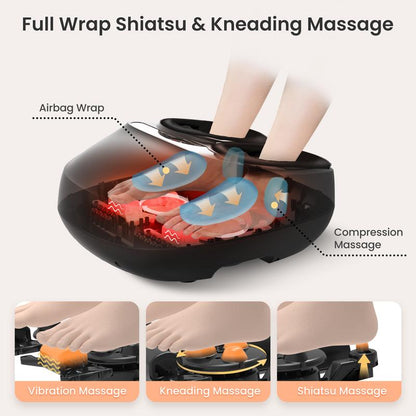 Foot Massager Machine with Heat, Shiatsu Feet Massager Remote Control