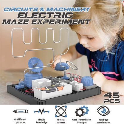 PUPWER STEM Toys - Circuit Maze Electric Science Kit for Kids 8+ - DIY Project, Educational Learning, and Scientific Tool - Ideal for Boys and Girl