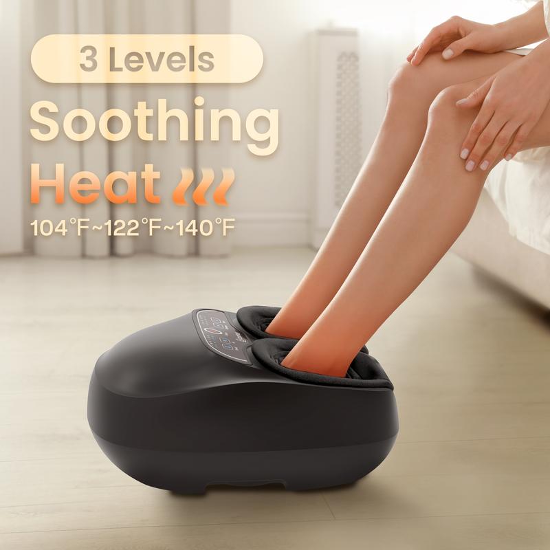 Foot Massager Machine with Heat, Shiatsu Feet Massager Remote Control
