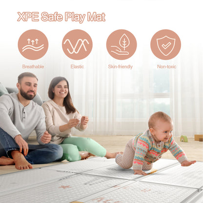 PUPWER Baby Playpen with Mat, 50 x 50inch Playpen, Playpen for Babies and Toddlers, Small Baby Play Pens