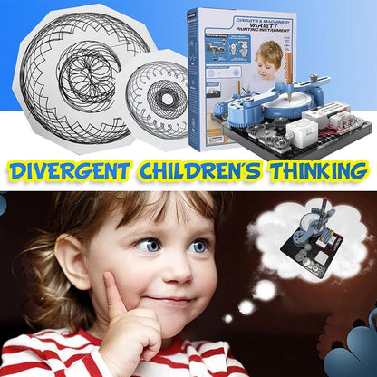 PUPWER STEM Toys - Mechanical Drawing Science Kit for Kids, DIY Project for Educational Learning and Scientific Exploration, Suitable for Boys and Girls Age 8+