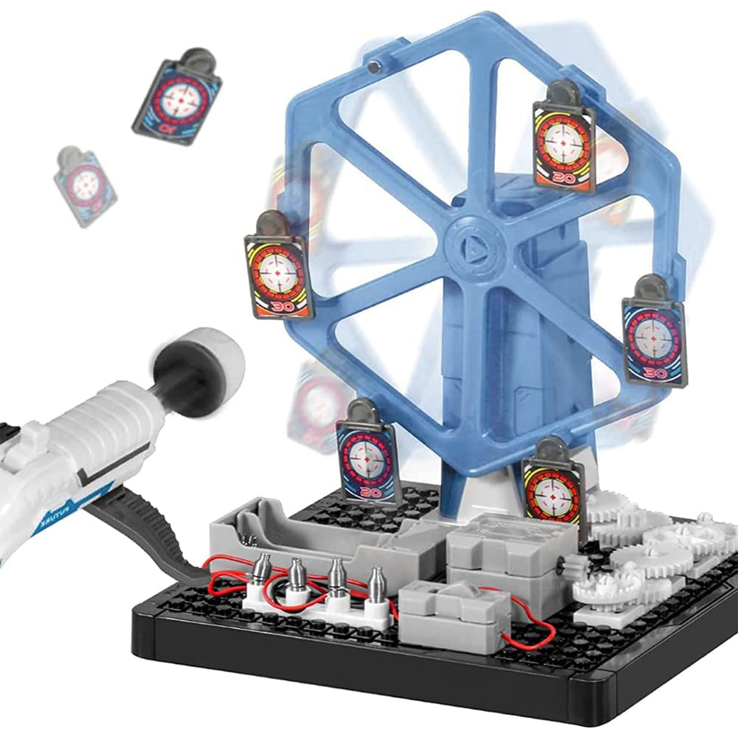 PUPWER STEM Toys - Mechanical Shooting Target Science Kit for Kids 8+ - DIY Project, Educational Learning, and Scientific Tool - Ideal for Boys and Girls