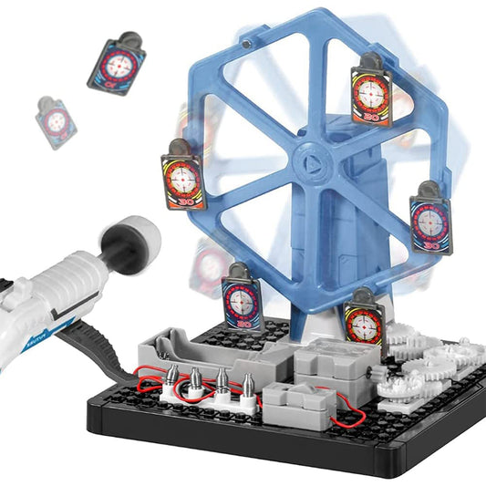 PUPWER STEM Toys - Mechanical Shooting Target Science Kit for Kids 8+ - DIY Project, Educational Learning, and Scientific Tool - Ideal for Boys and Girls
