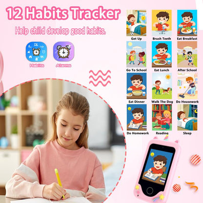 Kids Smart Phone Educational Toys Musical Toy Unicorn Baby Mobile Selfie Camera With Silicone cover Toys for Babies Birthday Gifts