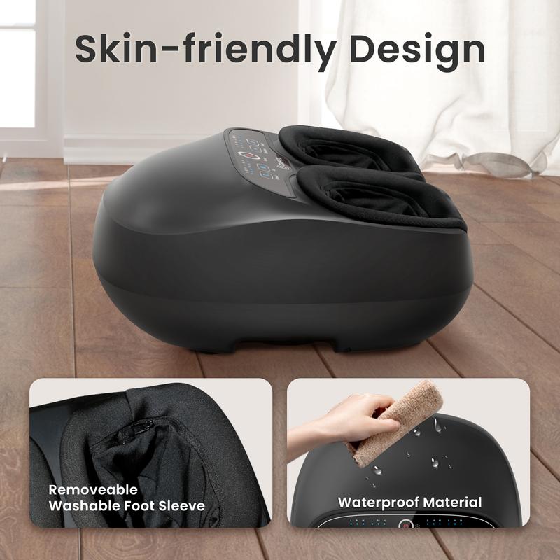 Foot Massager Machine with Heat, Shiatsu Feet Massager Remote Control